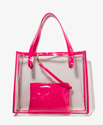... enough handbags in our wardrobe clear handbags are a summer staple we